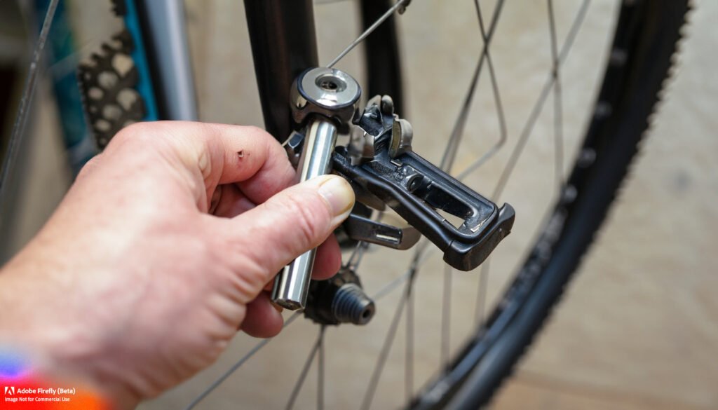 remove Bike Pedal with Allen Key